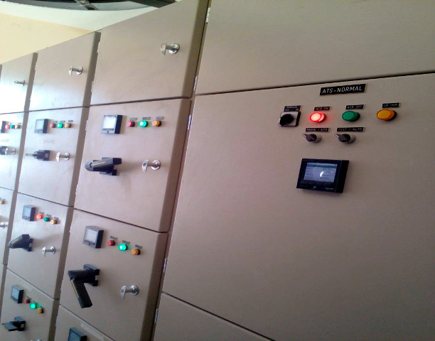 Low voltage switchgear 1 with capacitor bank and ATS for SMMI feed mills