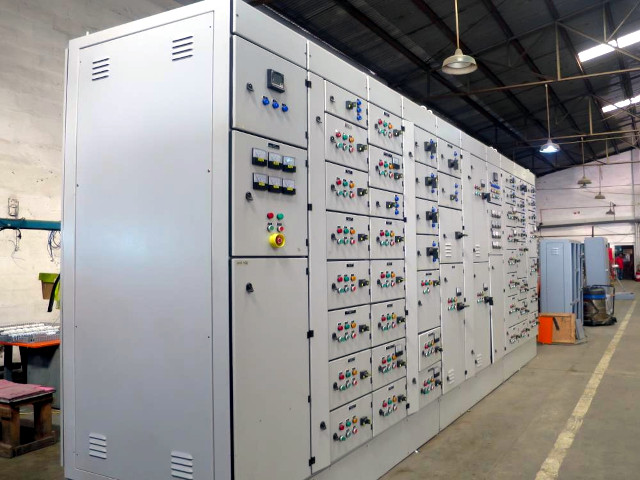 Motor control center panels M and E vertical sections for UPPC