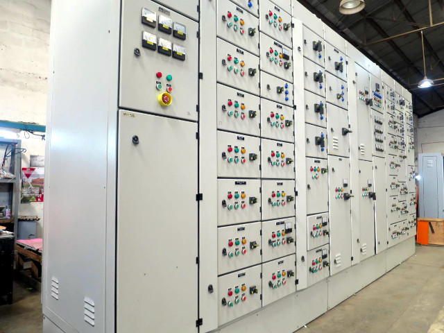 Motor control center panels M and E vertical sections for UPPC